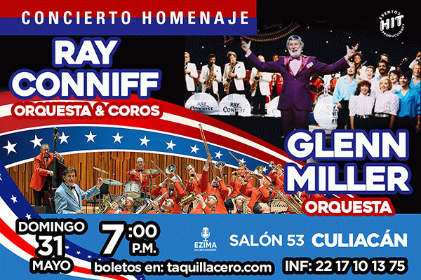 img_Concierto Homenaje a Ray Conniff y Glenn Miller,  Culiacán Sinaloa